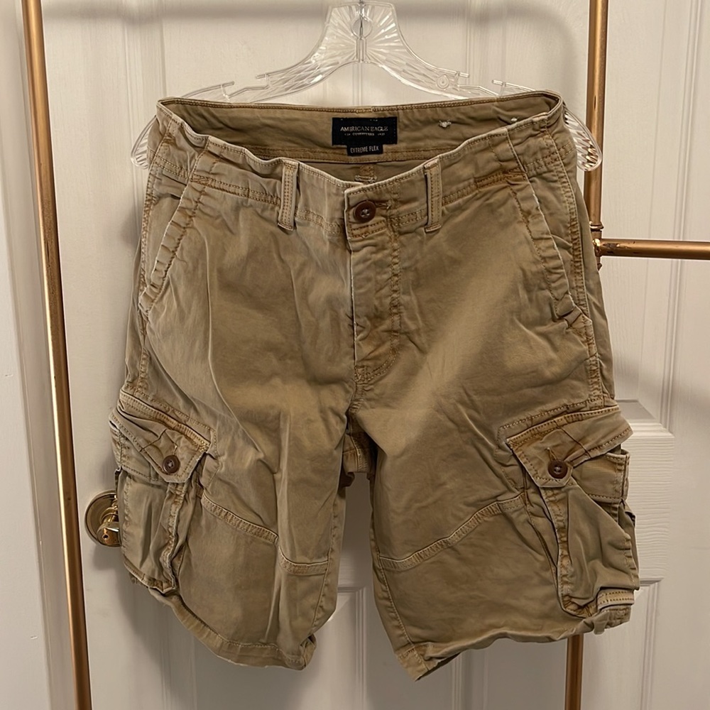 American Eagle Men’s Longer Length Cargo Shorts 🩳 waist 30